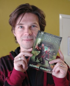 George Ivanoff with his new book