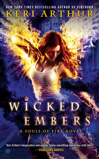Book cover for Keri Arthur's Wicked Embers